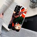 Boku No Hero Academia Phone Case For Samsung Galaxy S10 S21 S22 Plus Ultra A91 A51 A21S A12 Transparent Phone Cover. 