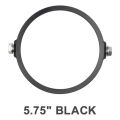 Universal Black 5.75 Inch Aluminum Round Headlight Housing Headlamp. 