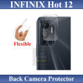 Infinix Hot 12 Camera Lens Protector Flexible Gorilla 9H Rear Camera Protector For Infinix Hot 12. 