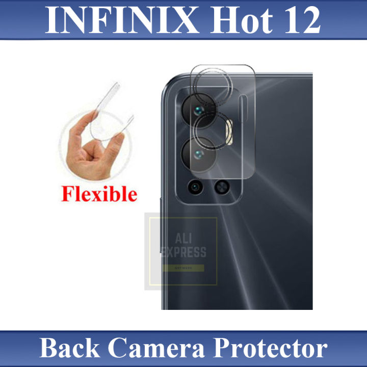 Infinix Hot 12 Camera Lens Protector Flexible Gorilla 9H Rear Camera Protector For Infinix Hot 12