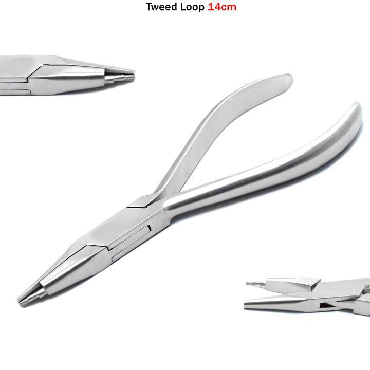 Premium Quality Orthodontic Tweed Loop Plier Arch Wire Bending Loop Forming Dental Pliers
