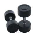 ZH Fitness Dumbbell Set With Rubber Coated Dumbell Black Pair - 2kg (2+2 = 4 kg). 