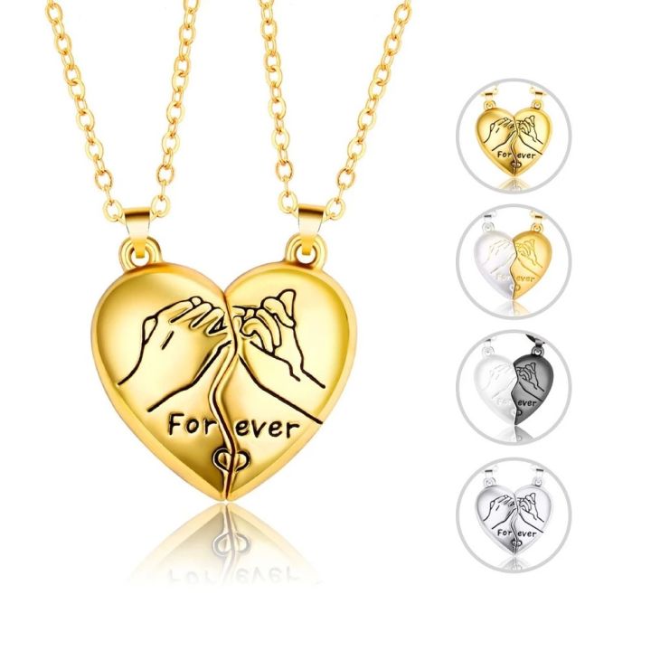 pcs Magnetic Heavy Metal Heart Shape HandDesing ForeverText