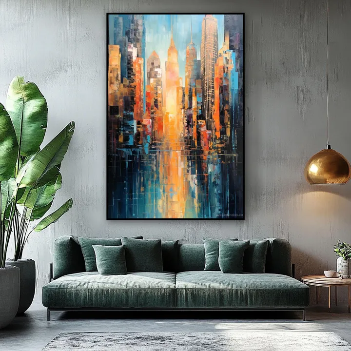 Abstract%20Cityscape%20painting%20print%20in%20solid%20frame%20,%20Office%20Wall%20Art,%20Poster%20Painting%20,Textured%20Painting%20,%20Wall%20Decor%20Living%20Room,%20Home%20Decor%20,%20Ready%20to%20hang%20Painting%20-%20Image%204
