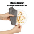 Magic Glass Wiping Rags Multifunction Microfiber Thin Windows Mirror Cleaning Cloths Home Car Washing Towel Kitchen Bathroom Clean Tools 1Pcs. 
