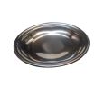 1 Piece Stainless Steel Round Plate 9 inches. 