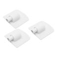 For Summer Waves Vacuum Plate Adapter White for Polygroup Skimmer Filter Pump Systems, 3-Pack. 