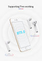 i12 Airport Wireless Bluetooth Headset Good Quality Bluetooth Handsfree Earphone for all Smart Phone. 