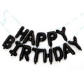 Black & White Birthday theme with Mustache foil balloon For Birthday Boy. 