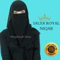 Omani Niqab V Shape for Girls - Stylish, Easy-to-Wear, Comfortable Design. 