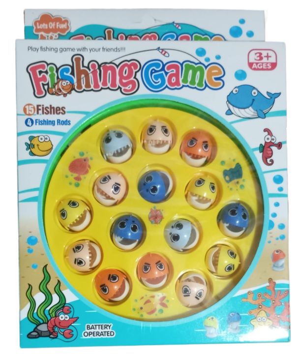 Fishing Game 15 Fishes Early Learning and Educational Toy for Kids