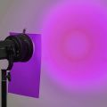 9 Piece Gel Light Filter Color Correction Colored Overlays Film Lighting Gel Filter for Film,Video,Photo,Stage (Purple). 