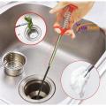 Metal Flexible Wire Brush Hand Sink Cleaning Hook, Sewer Dredging Device, Snake Drain Cleaner,. 