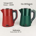 Electric Kettle Stainless Steel Body outer plastic Body  With 2.0 Liter Capacity, Automatic Turn Off Technology Electric Cattle Premium Quality & Polished Body Kettle. 