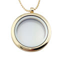 1 Pc New Floating Charm Living Memory Glass Round Locket Charms Pendant. 