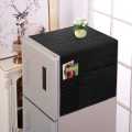 100GSM Cotton's Quilted Fridge Cover - Export Quality Fridge Cover with Six Pockets | Unique Design. 