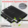 home electrical appliances PVC Ventilation System Environmental Protection Flat Tube Tee Connector 132*30mm. 