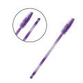 purple-50 pcs/set Eyebrow Mascara Wand Eyelash Spoolie Brushes Mix Disposable Lash Wands Eyelash Extension Brush Makeup Tools. 