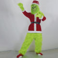 1Set Grinch Costume Realistic Breathable Hilarious Halloween Green Grinch Suit for Festival. 