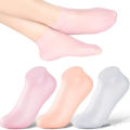 Silicon Socks - 1 Pair Silicone Moisturizing Gel Heel Socks Exfoliating And Preventing Dryness Foot Skin Rejuvenation Foot Care Elastic Sock Eatop -  Free Size Silicon Moisturizing Socks For Women. 