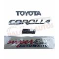 TOYOTA COROLLA GLI Super ECT Emblem (Full Tape). 