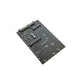 M.2 NGFF mSATA SSD to 2.5" SATA3 to M.2 NGFF mSATA SSD adapter card. 