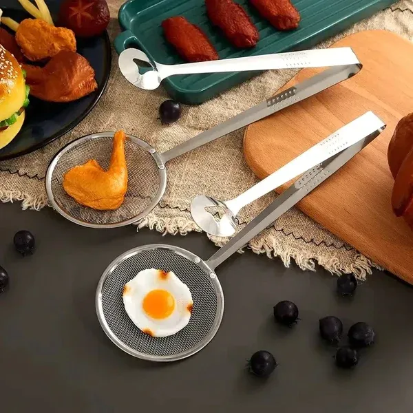 Stainless%20Steel%20Fryer%20Strainer,%20Grease,%20Slotted%20Spoon,%20Grill,%20Buffet,%20Serving%20Tongs,%20Frying%20Tongs,%20Frying%20Net,%20Strainer,%20Filter,%20Oil%20Drainer%20-%20Image%203