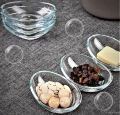 Pack of Two--High Quality Imported Small Boat Shaped Glass Bowl (For Spices, Dip, Sauce, Salt, Pepper, Cooking +Baking, Sweets. 