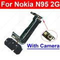 LCD Screen Flex Cable For Nokia N95 2GB 8GB Keypad Flat with Front Camera LCD Flex Ribbon Connector Replacement Parts. 