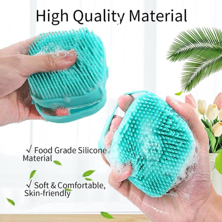 Silicone%20Bath%20Body%20Brush%20Scrubber%20with%20Liquid%20Soap%20Gel%20Shampoo%20Dispenser%7C%20Silicone%20Grooming%20Massage%20Brush%7C%20Dry%20Skin%20Spa%20Exfoliating%20Body%20Brush%7C%20Back%20Scrubs%20Bristle%20Comb%20Shower%20Brush%7C%20Soft%20Silicone%20Sponge%20Body%20Scrubber%20for%20Adults%20Kids%20Babies%20Pets%20Cat%20Dog%20-%20Image%205