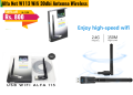 Alfa USB 2.4G Wireless Wi-Fi Catcher Receiver USB 2.0 LAN CARD For Computer Laptop 3dbi Antenna Adopter, Mini WIFI Receiver. 