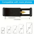 1pc Portable Flexible Cell Phone Holder Stand For Treadmill, Spin Bike, Stroller, Shopping Cart, Bed, Car, Kitchen, Desk. 