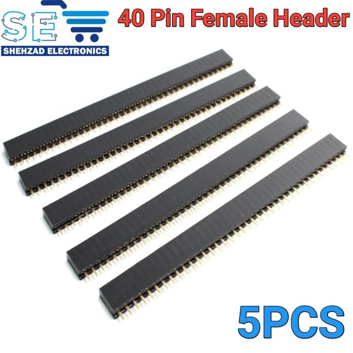 5PCS 40 Pin Female Header 2.54mm