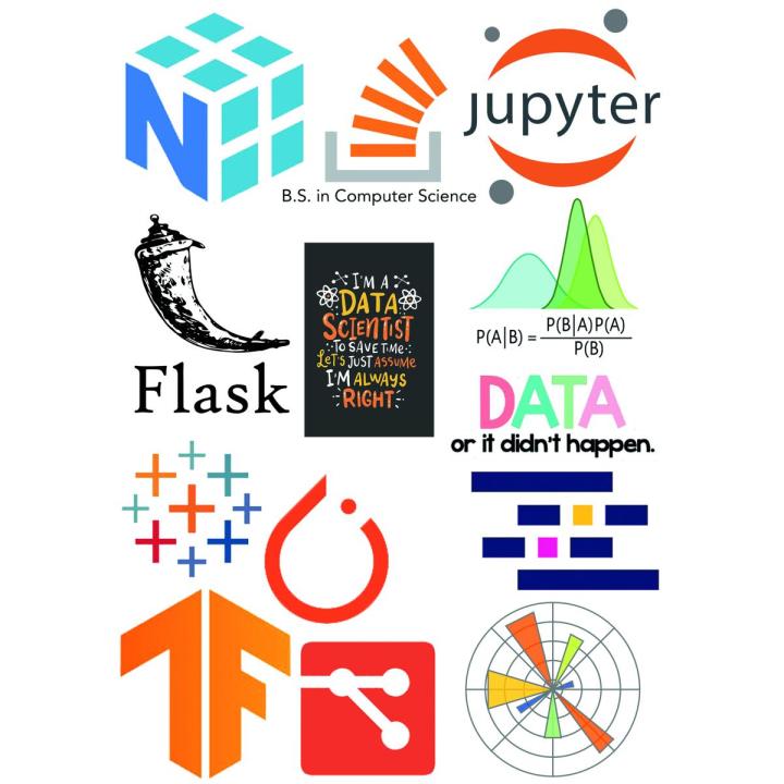 Programming Stickers for Laptop  Pack of 13- Programmer Stickers