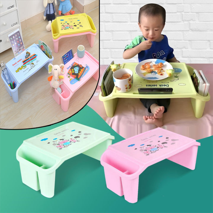 Children's Study Table - Laptop Desk, Desk, Baby Snack Table Storage Box