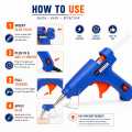 20W Mini Hot Melt Glue Gun with 10 Glue Sticks | Fast Heating DIY Glue Gun | Electric Hot Glue Gun for Crafts, School Projects & Home Repair. 