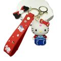 Kawaii Sanrio Keychain Cute Cartoon Hello Kitty Keychains KT Cat Car Key Ring Backpack Pendant Ornaments Jewelry Holiday Gifts. 