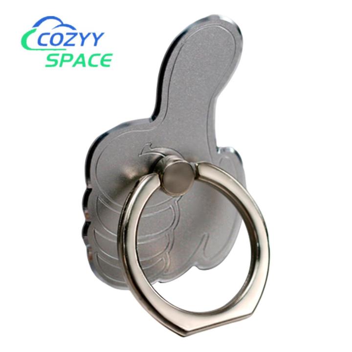Cell Phone Ring Holder Reusable Portable Thumb Shape Desktop Phone Stand