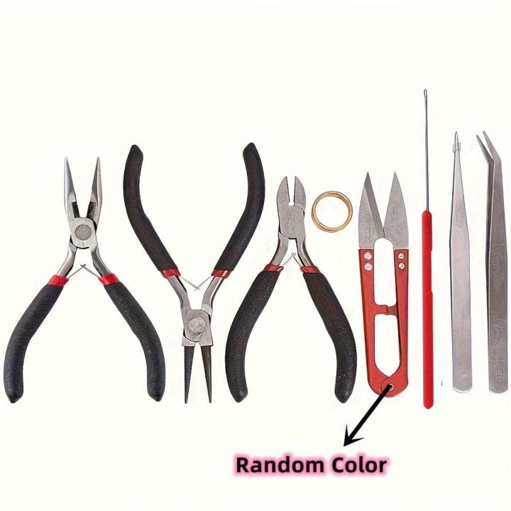 Online Karachi 5-in-1 Jewelry Making Repair Tool Kit – Precision Pliers & Craft Tools Set