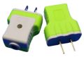 2pcs HQ 16A rotating pole plug fireproof high-power power plug 16A. 