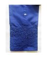 Fashion Cotton Trousers for Women and girls Blue Colored Embroidered Medium Size Cotton Trousers Bottom Embroidery Fashion Cotton Trousers for Women and Girls. 