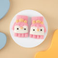 Tenderneyy Knitted Fingerless Gloves for Girls Cartoon Rabbit Ears Baby Mittens Warm Children Winter Half Finger Gloves Baby Accessories. 