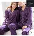 Couple Nightwear Satin Fabric 2-Piece Nighty Suit Set – Unisex, Comfortable & Luxurious. 