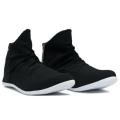 Black Zipper Sneakers For Men. 