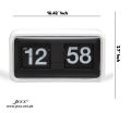 Wall/Desk Box Flip Clock. 