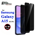 2/3Pcs Anti Spy Screen Protector For Samsung Galaxy A15 A25 A35 A55 5G A13 A23 A33 A53 A73 A52 Privacy Peep Tempered Glass Film. 