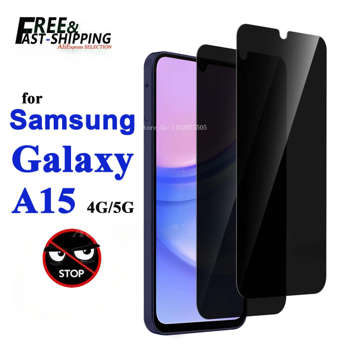 2/3Pcs Anti Spy Screen Protector For Samsung Galaxy A15 A25 A35 A55 5G A13 A23 A33 A53 A73 A52 Privacy Peep Tempered Glass Film