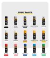 Aerosool Spray Paint pure matt black super matte finish 400ml Bottle matte black. 