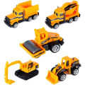 Pack of 5 Models Construction Trucks for 3 Year Old Boys Mini Engineering Models Play Vehicles Cars Toys Birthday Party Supplies Die Cast. 