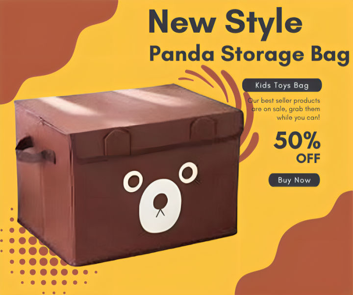 Panda%20Design%20Folding%20Storage%20Bins%20Quilt%20Basket%20Kid%20Toys%20Organizer%20Storage%20Boxes%20For%20Kids%20Clothing%20Wardrobe%20Storage%20Basket%20Box%20Cabinet%20Toys%20Storage%20Bins%20Wardrobe%20Storage%20Bags%201%20Piece%20Collapsible%20Panda%20Box%20Toys%20Organizer%20With%20Lid%20For%20Kids%20Playroom%20-%20Image%202